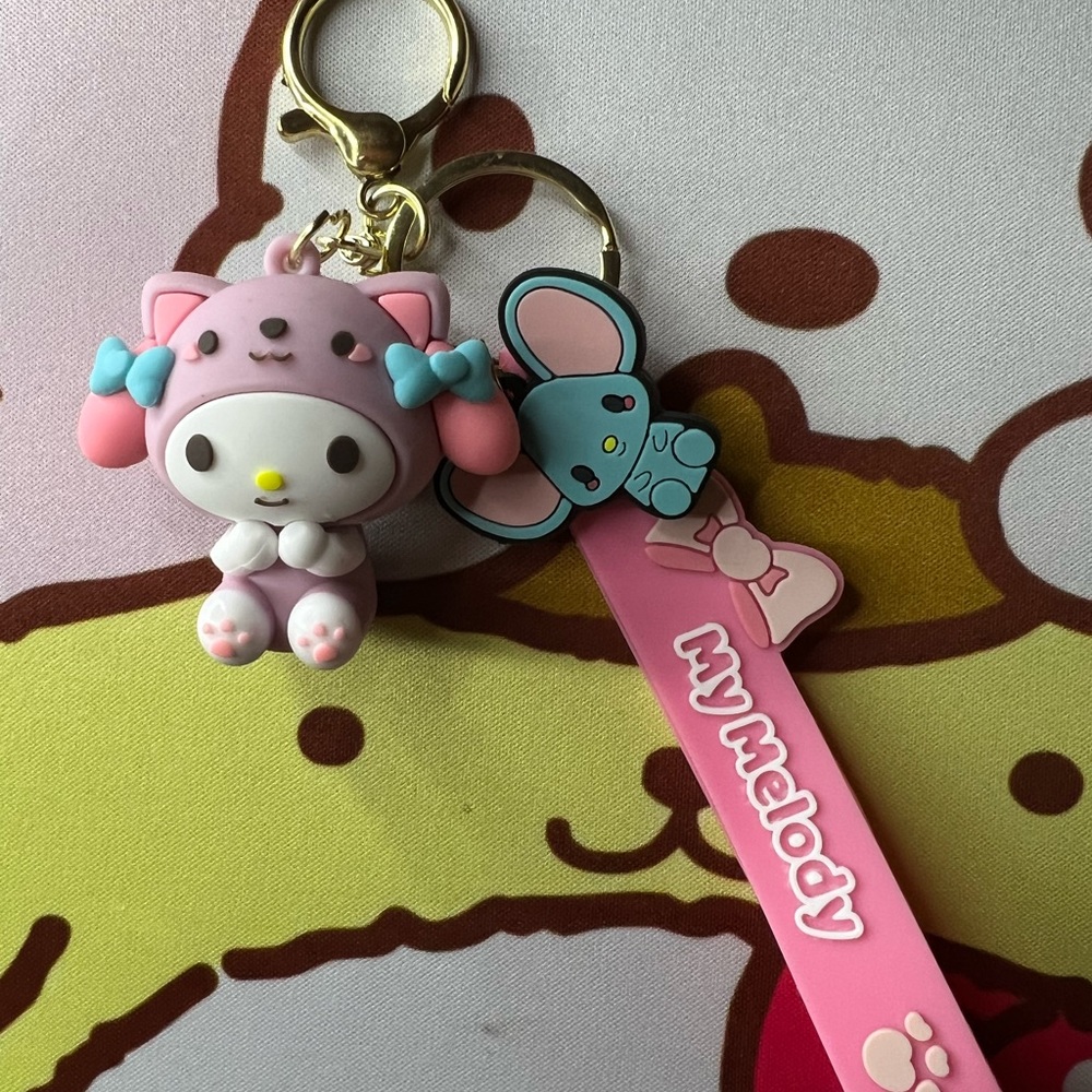 Kitty My Melody keychain